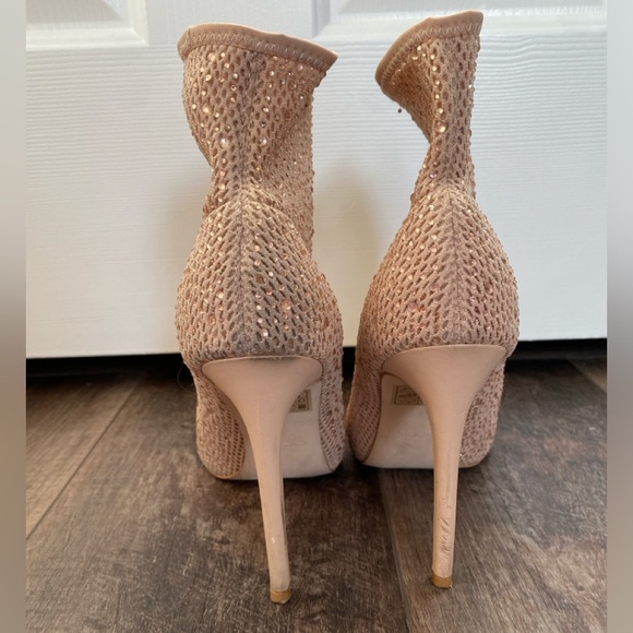 ALDO Nude Mesh Open Toe Bootie - Picture 4 of 14